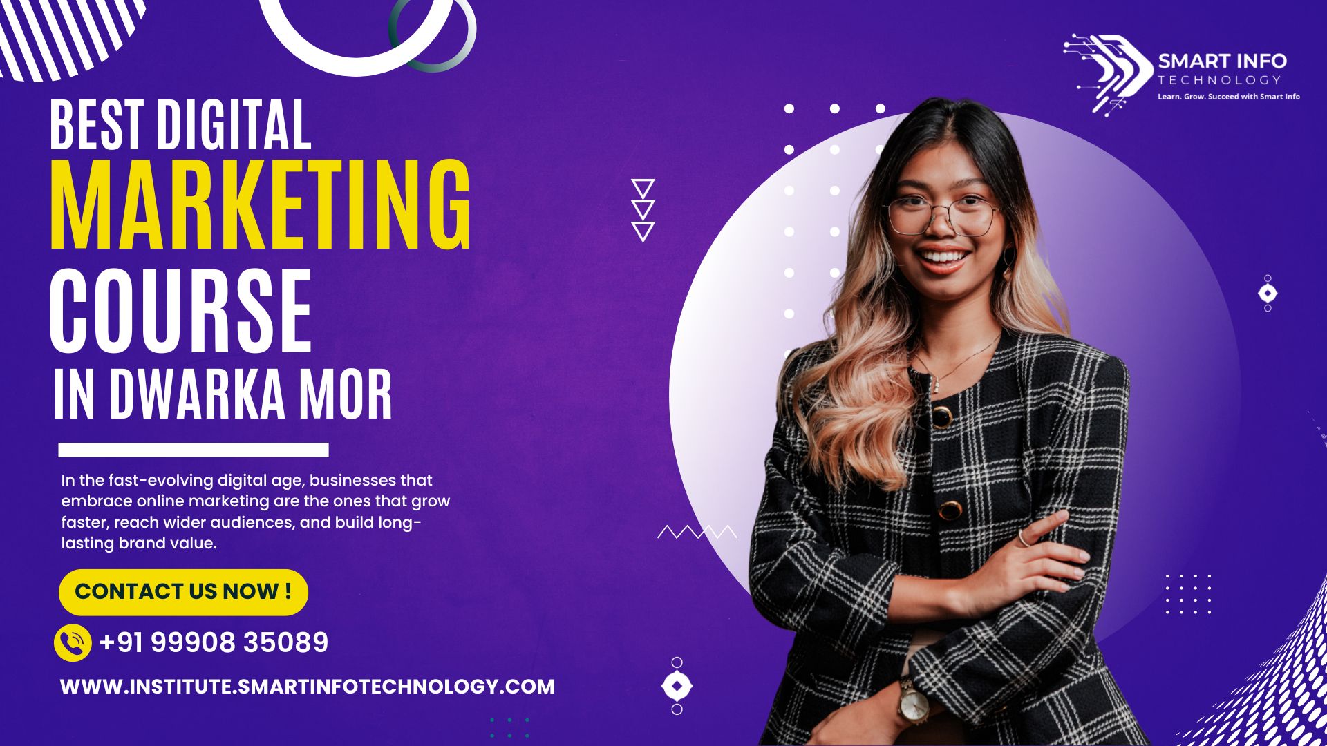 Best Digital Marketing Course in Dwarka Mor 2025 – Smart Info Technology Institute